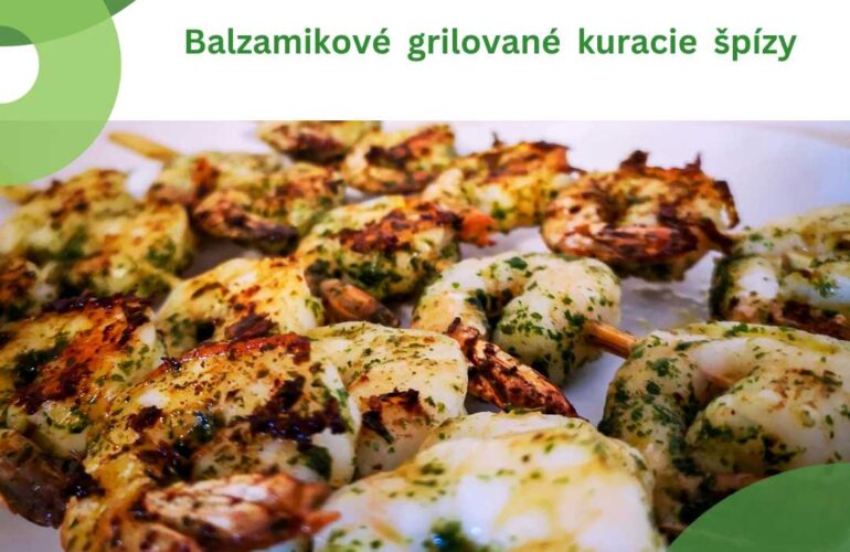 grilované kuracie špízy