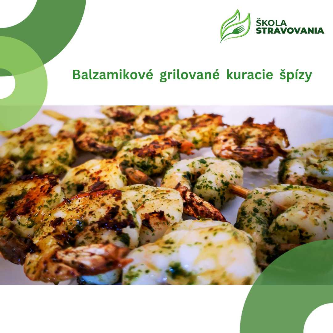 grilované kuracie špízy