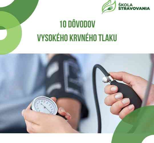 10 dôvodov vysokého krvného tlaku