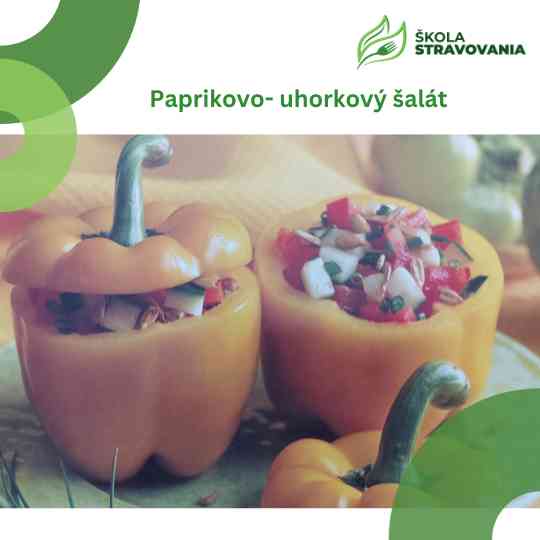 paprikovo uhorkový šalát