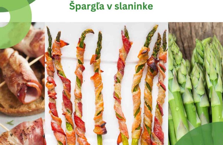 špargľa v slaninke