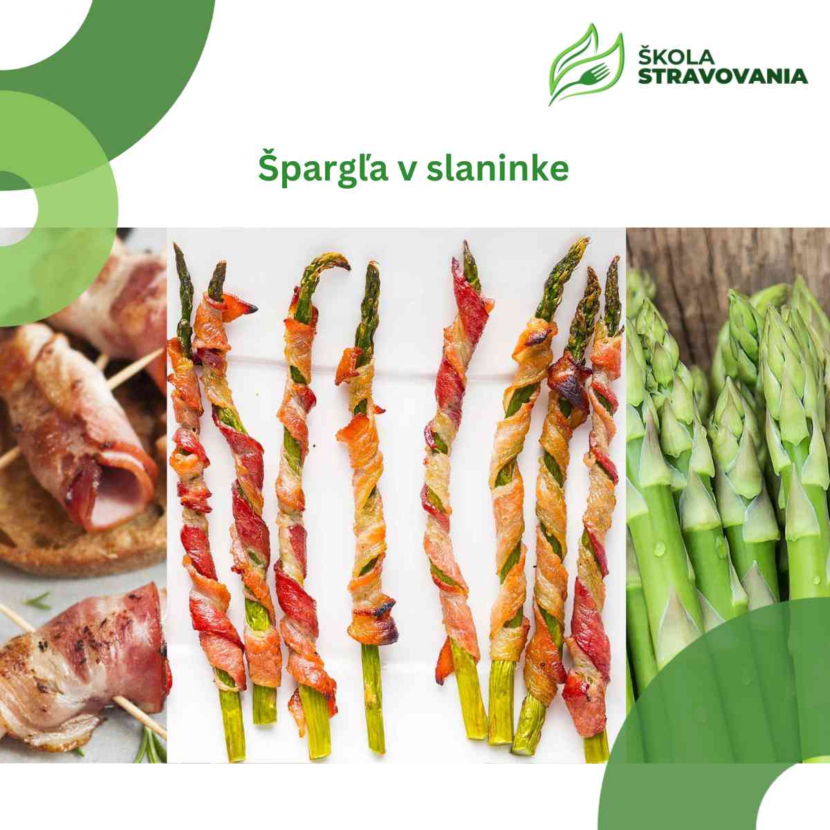 špargľa v slaninke